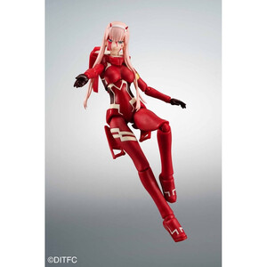 Bandai Darling in the Franxx S.H. Figuarts x The Robot Spirits Action Figure Zero Two & Strelizia 5th Anniversary Set 
