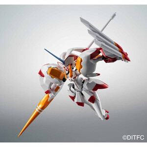 Bandai Darling in the Franxx S.H. Figuarts x The Robot Spirits Action Figure Zero Two & Strelizia 5th Anniversary Set 