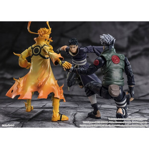 Bandai Naruto S.H. Figuarts Naruto Uzumaki (Kurama Link Mode) - Courageous Strength That Binds - 