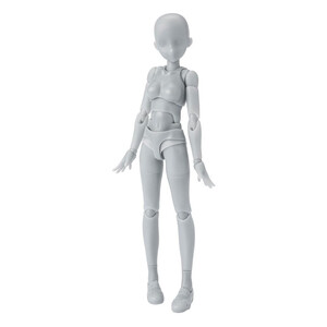 Bandai S.H. Figuarts Body-Chan School Life Edition DX Set (Gray Color Ver.) 