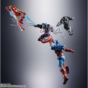 Bandai Tech-On Avengers S.H. Figuarts Venom Symbiote Wolverine 