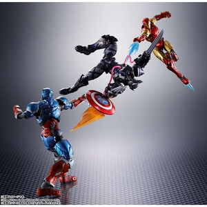 Bandai Tech-On Avengers S.H. Figuarts Venom Symbiote Wolverine 