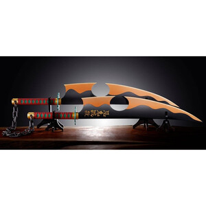 Bandai Demon Slayer Kimetsu no Yaiba 1/1 Scale Proplica Nichirin Swords (Tengen Uzui) 