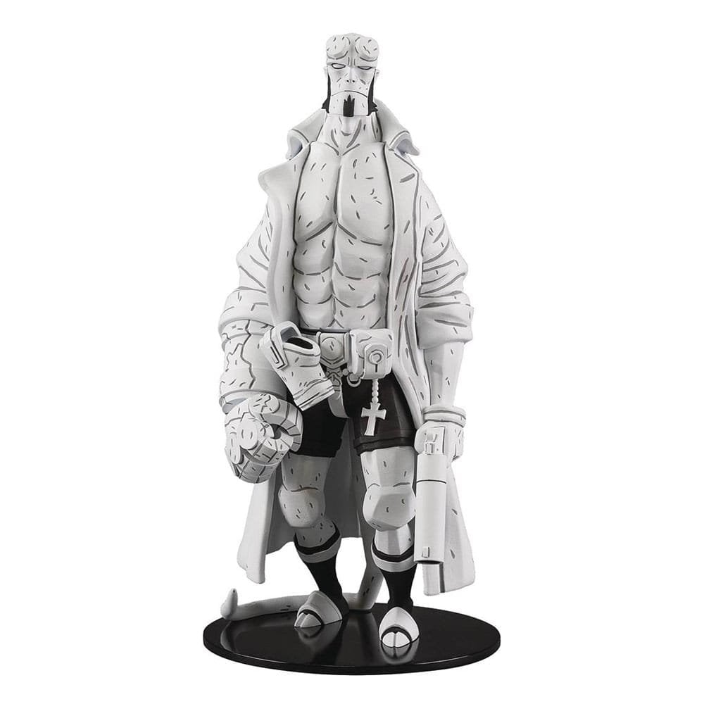 Dark Horse Hellboy Vinyl Statue 30th Anniversary B&W Variant Previews Exclusive 