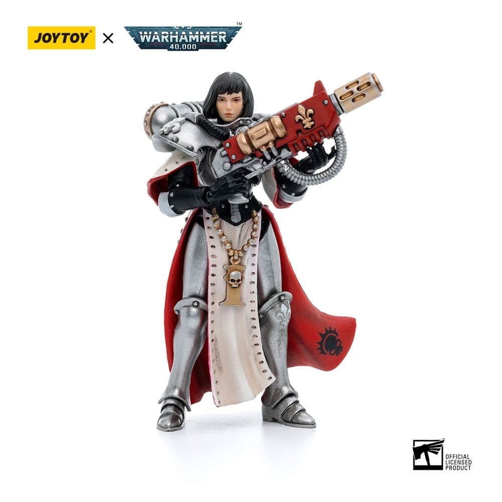Warhammer 40k 1/18 Scale Action Figure Adepta Sororitas Battle Sisters Order of the Argent Shroud Sister Irmengard 