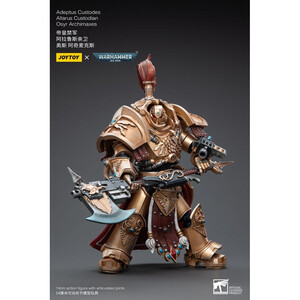 JoyToy Warhammer 40k 1/18 Scale Action Figure Adeptus Custodes Allarus Custodian Osyr Archimaxes 