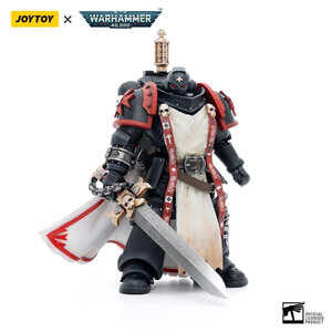 JoyToy Warhammer 40k 1/18 Scale Action Figure Black Templars Primaris Sword Brethren Eberwulf 