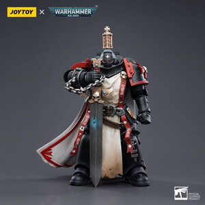 JoyToy Warhammer 40k 1/18 Scale Action Figure Black Templars Primaris Sword Brethren Eberwulf 