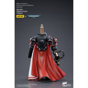 JoyToy Warhammer 40k 1/18 Scale Action Figure Black Templars Primaris Sword Brethren Eberwulf 