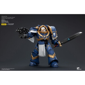 JoyToy Warhammer The Horus Heresy 1/18 Scale Action Figure Ultramarines Cataphractii Terminator Squad Sergeant with Power Sword 