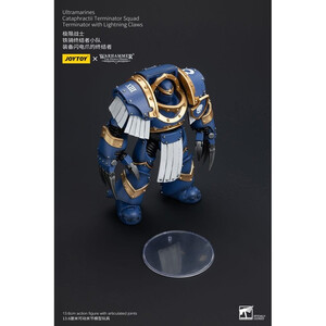 JoyToy Warhammer The Horus Heresy 1/18 Scale Action Figure Ultramarines Cataphractii Terminator Squad Terminator with Lightning Claws 