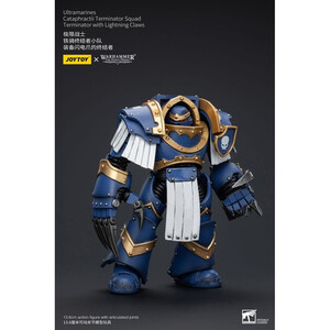 JoyToy Warhammer The Horus Heresy 1/18 Scale Action Figure Ultramarines Cataphractii Terminator Squad Terminator with Lightning Claws 