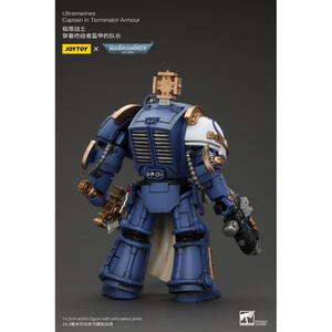 JoyToy Warhammer 40k 1/18 Scale Action Figure Ultramarines Captain In Terminator Armour 