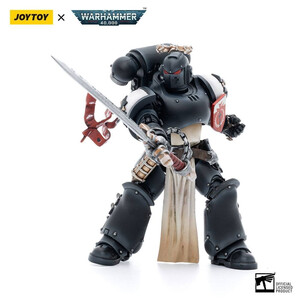 JoyToy Warhammer 40k 1/18 Scale Action Figure Black Templars The Emperors Champion Rolantus 
