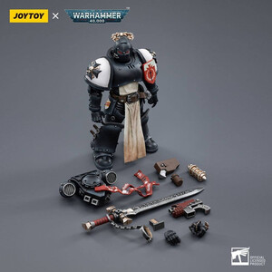 JoyToy Warhammer 40k 1/18 Scale Action Figure Black Templars The Emperors Champion Rolantus 