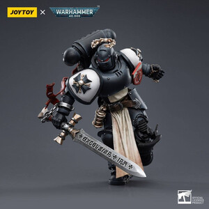 JoyToy Warhammer 40k 1/18 Scale Action Figure Black Templars The Emperors Champion Rolantus 