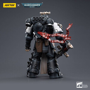 JoyToy Warhammer 40k 1/18 Scale Action Figure Black Templars The Emperors Champion Rolantus 