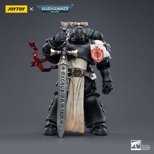 JoyToy Warhammer 40k 1/18 Scale Action Figure Black Templars The Emperors Champion Rolantus 