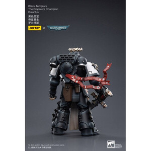 JoyToy Warhammer 40k 1/18 Scale Action Figure Black Templars The Emperors Champion Rolantus 