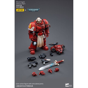 JoyToy Warhammer 40k 1/18 Scale Action Figure Blood Angels Veteran Vigna 