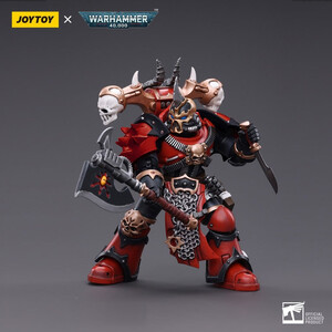 JoyToy Warhammer 40k 1/18 Scale Action Figure Chaos Space Marines Red Corsairs Exalted Champion Gotor the Blade 