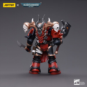 JoyToy Warhammer 40k 1/18 Scale Action Figure Chaos Space Marines Red Corsairs Exalted Champion Gotor the Blade 