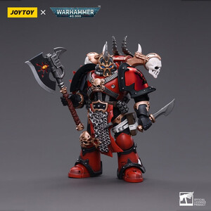JoyToy Warhammer 40k 1/18 Scale Action Figure Chaos Space Marines Red Corsairs Exalted Champion Gotor the Blade 