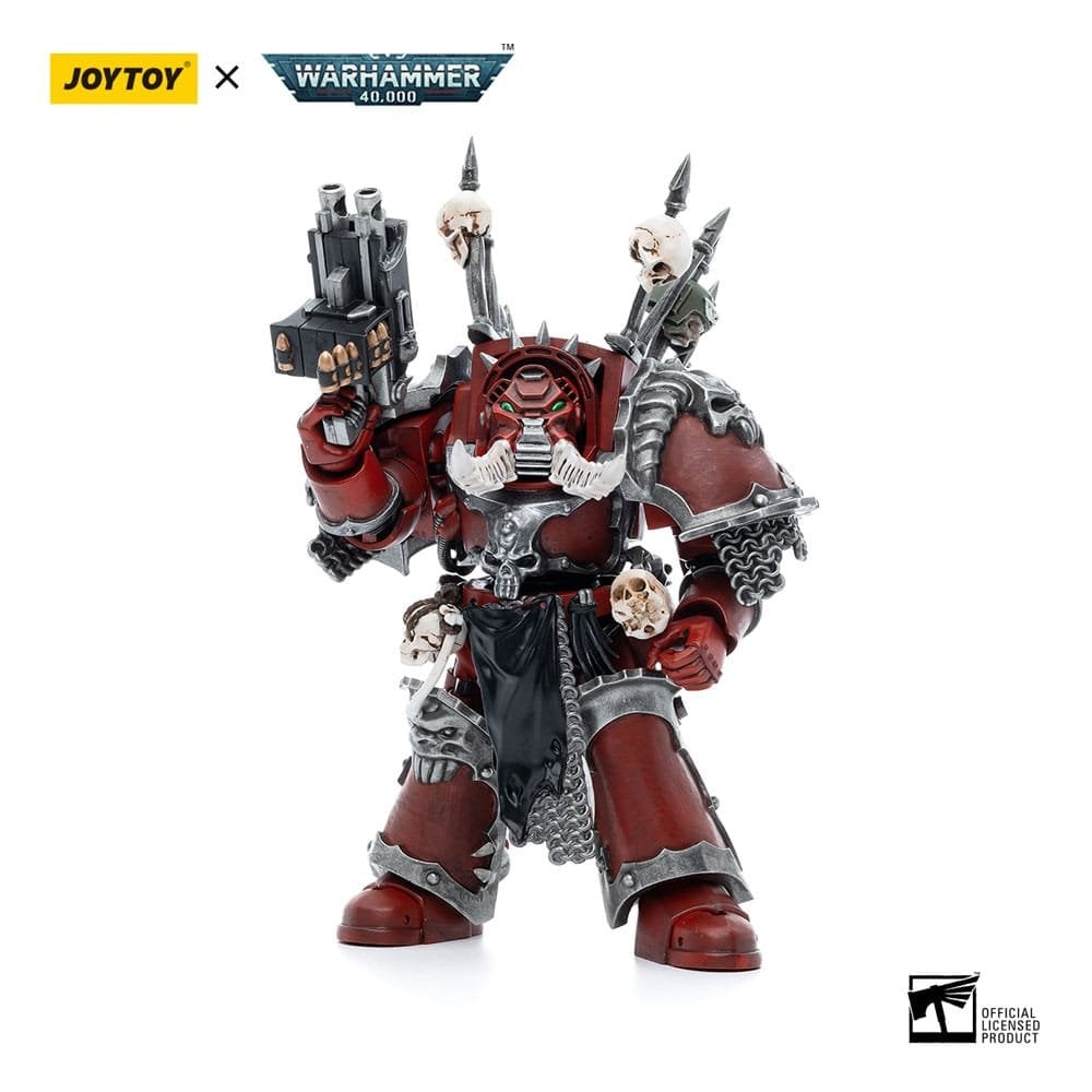 JoyToy Warhammer 40k 1/18 Scale Action Figure Chaos Space Marines Word Bearers Chaos Terminator Garchak Vash 