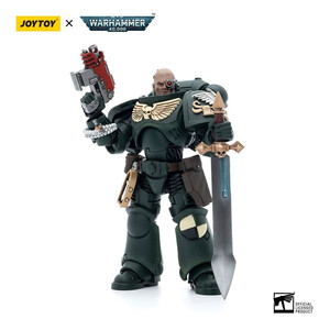JoyToy Warhammer 40k 1/18 Scale Action Figure Dark Angels Intercessors Brother Nadael 