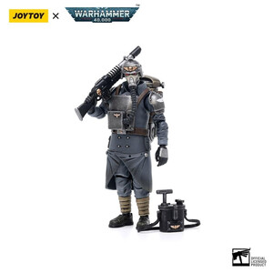 JoyToy Warhammer 40k 1/18 Scale Action Figure Death Korps of Krieg Veteran Squad Guardsman Demolitions Specialist 