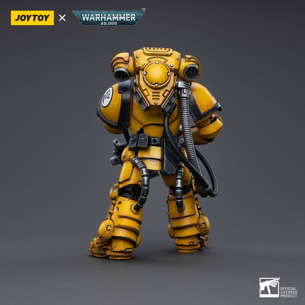JOYTOY Action Figure Warhammer 40k Imperial Fists Intercessors Ver.3 - Scala 1/18 12,2 Cm - Modello Da Collezione - 4