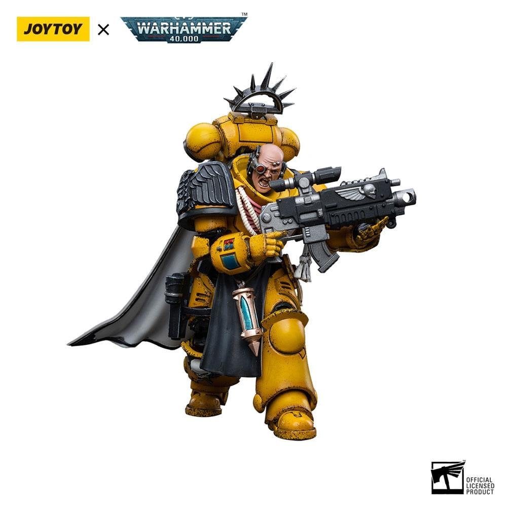 JoyToy Warhammer 40k 1/18 Scale Action Figure Imperial Fists Primaris Captain 