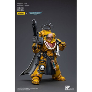 JoyToy Warhammer 40k 1/18 Scale Action Figure Imperial Fists Primaris Captain 
