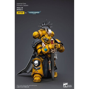 JoyToy Warhammer 40k 1/18 Scale Action Figure Imperial Fists Primaris Captain 