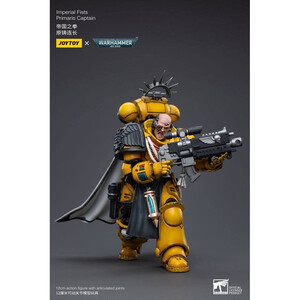 JoyToy Warhammer 40k 1/18 Scale Action Figure Imperial Fists Primaris Captain 
