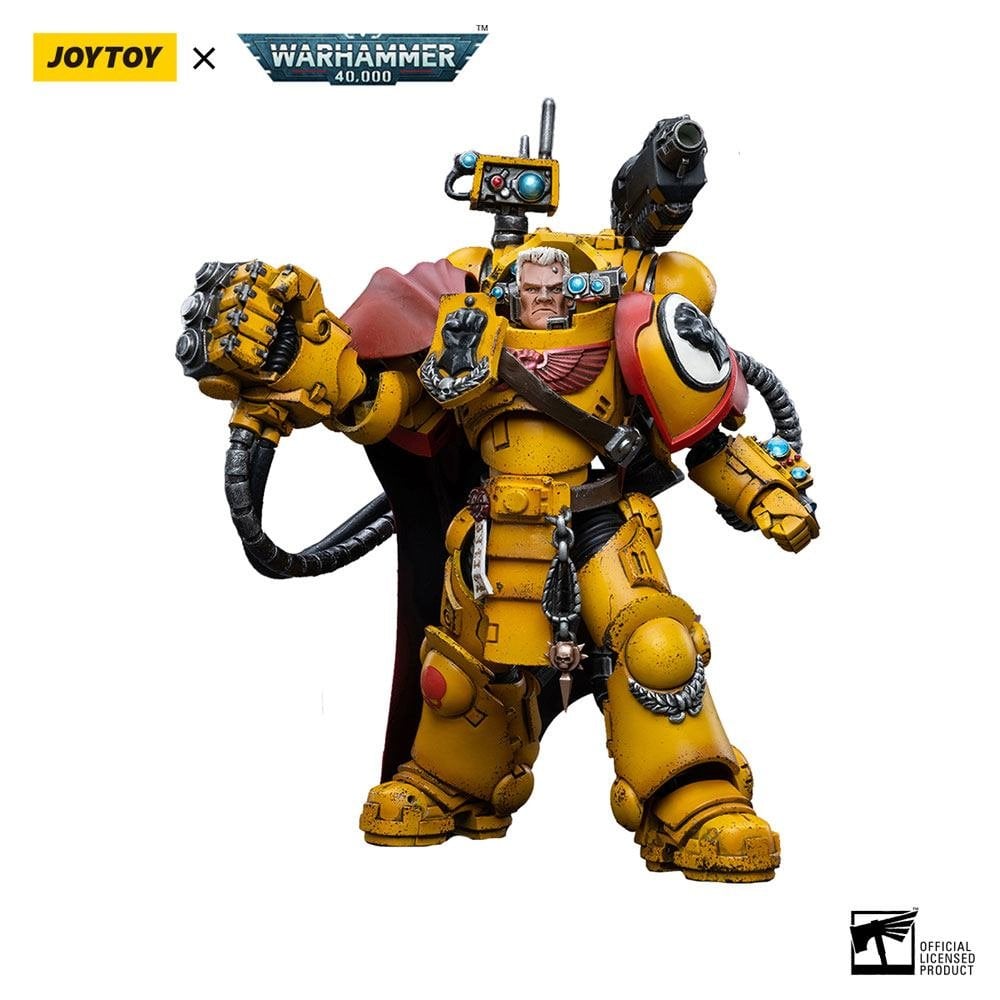 JoyToy Warhammer 40k 1/18 Scale Action Figure Imperial Fists Third Captain Tor Garadon 