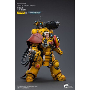 JoyToy Warhammer 40k 1/18 Scale Action Figure Imperial Fists Third Captain Tor Garadon 