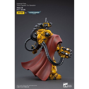 JoyToy Warhammer 40k 1/18 Scale Action Figure Imperial Fists Third Captain Tor Garadon 