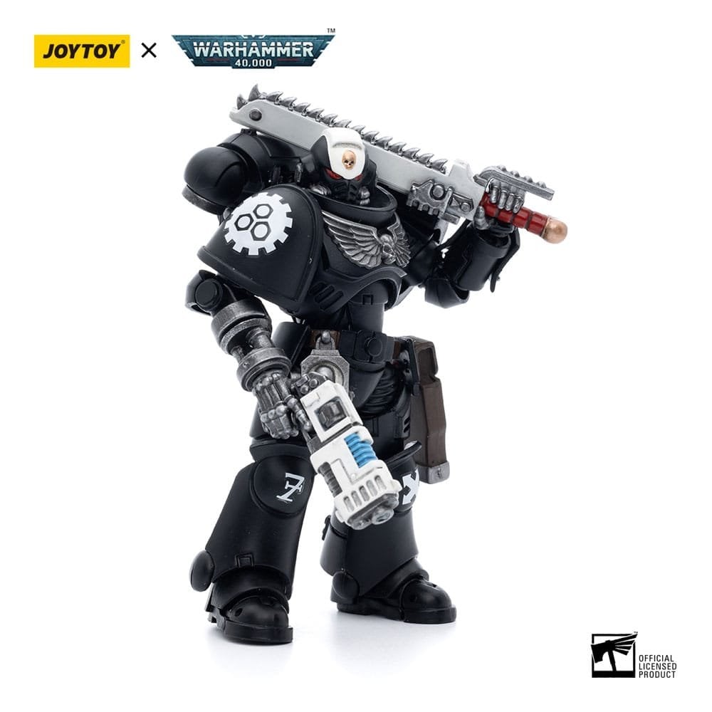 JoyToy Warhammer 40k 1/18 Scale Action Figure Iron Hands Assault Intercessors Sergeant Kalock 