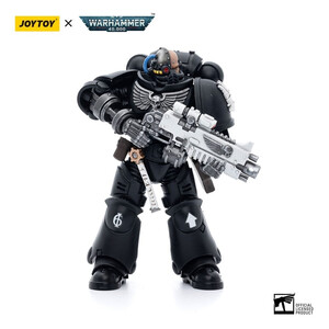 JoyToy Warhammer 40k 1/18 Scale Action Figure Iron Hands Intercessors Brother Gravak 