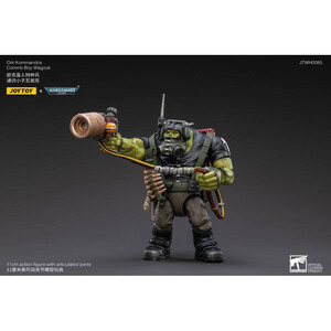 JoyToy Warhammer 40k 1/18 Scale Action Figure Ork Kommandos Comms Boy Wagzuk 
