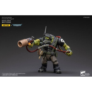 JoyToy Warhammer 40k 1/18 Scale Action Figure Ork Kommandos Comms Boy Wagzuk 