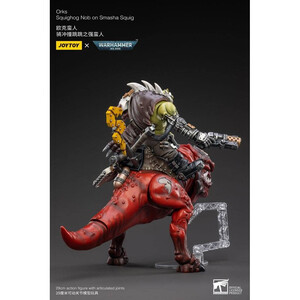 JoyToy Warhammer 40k 1/18 Scale Action Figure Orks Squighog Nob On Smasha Squig 