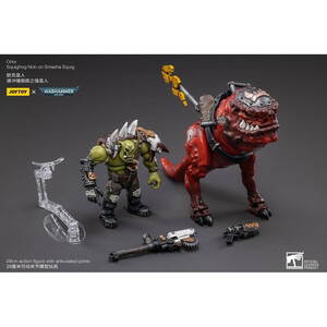 JoyToy Warhammer 40k 1/18 Scale Action Figure Orks Squighog Nob On Smasha Squig 