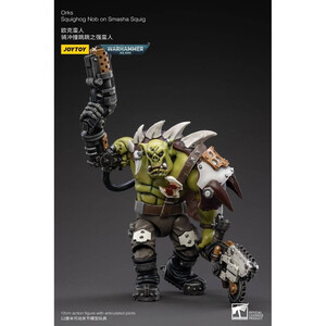 JoyToy Warhammer 40k 1/18 Scale Action Figure Orks Squighog Nob On Smasha Squig 