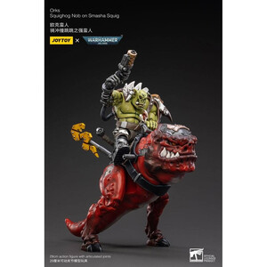 JoyToy Warhammer 40k 1/18 Scale Action Figure Orks Squighog Nob On Smasha Squig 