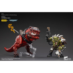 JoyToy Warhammer 40k 1/18 Scale Action Figure Orks Squighog Nob On Smasha Squig 