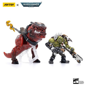 JoyToy Warhammer 40k 1/18 Scale Action Figure Orks Squighog Nob On Smasha Squig 