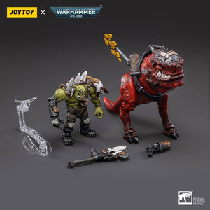 JoyToy Warhammer 40k 1/18 Scale Action Figure Orks Squighog Nob On Smasha Squig 