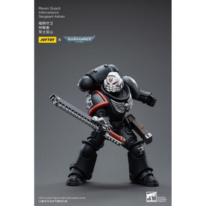 JoyToy Warhammer 40k 1/18 Scale Action Figure Raven Guard Intercessors Sergeant Ashan 